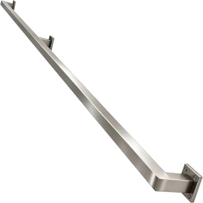 Metalen Leuning - Veiligheidsbeugel Trappen - Veiligheid Binnen Buiten - Roestvrij Staal - 4 Meter - Zilver