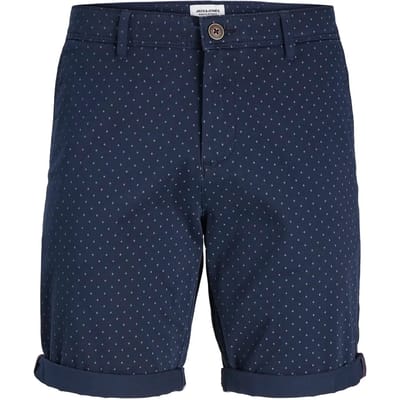 Jack & Jones Broek Jpstbowie Shorts Sa Printed Mid Sn 12230336 Navy Blazer Mannen Maat - L