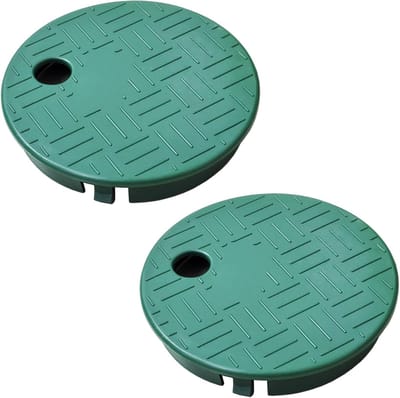 Ronde Ventielbox Deksel voor Sprinklers - Vervangingscover voor Gazon en Irrigatiesysteem (25,5 cm, 4)
