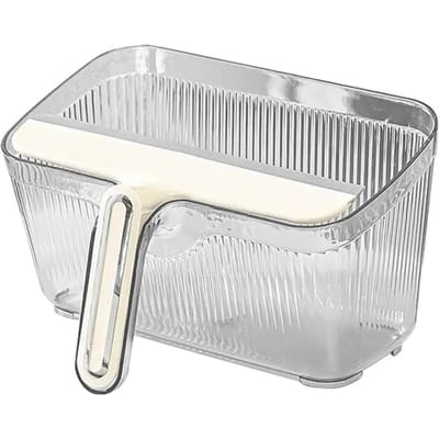 Kleine Bureaubak Keukenafvalbak Met Wisser Bureaublad Reinigingsset Multifunctioneel Voor Woonkamer Eettafel white