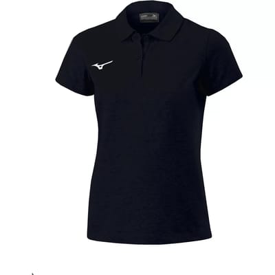 Mizuno Shizuoka Korte Mouw Poloshirt Zwart L Vrouw