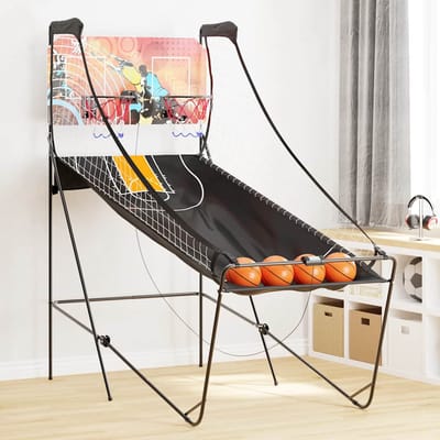 vidaXL - Basketbal - arcade - met - 4 - ballen - voor - 2 - spelers