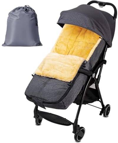 Winter voetenzak voor kinderwagens - Dubbellaagse, ademende en comfortabele oplossing voor baby's