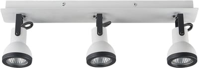 BARO - Plafondlamp - Wit/Zwart - IJzer