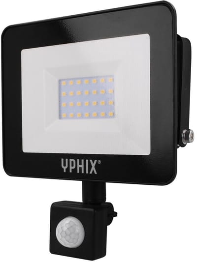 LED Schijnwerper met bewegingsmelder Pro 50W 3000K IP44 - Buitenlamp met bewegingssensor