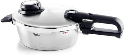 Inox Steel Snelkookpan met 4 Stoomstanden, 1.8 Liter Inhoud, Keukengerei voor Inductie
