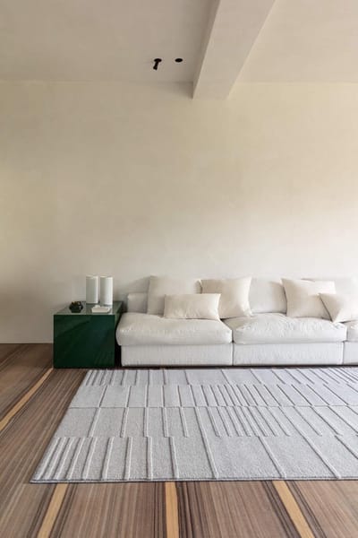 OSTA – Flux – Tapijt – vloerkleed –  wol – grijs – 60x120
