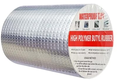 Waterdichte Butylkit Tape met Aluminium Folie voor Dakreparatie en Afichting