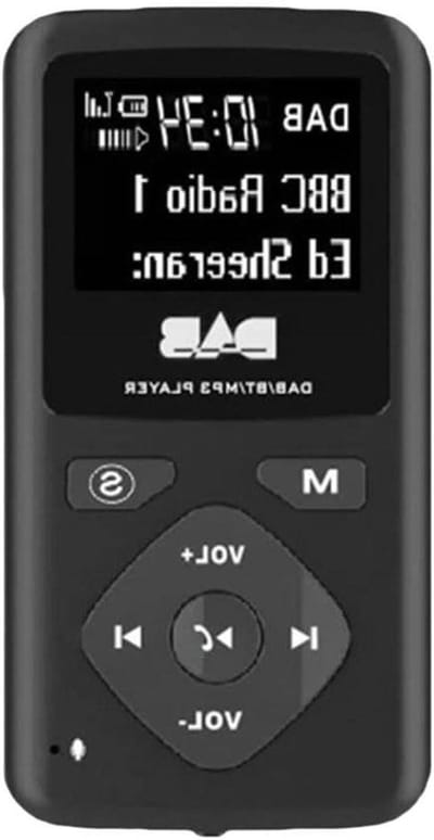 Draagbare Radio - Pocket FM DAB - Muziek Luisteren - Bluetooth Connectie - 1.8 Inch Scherm - Zwart