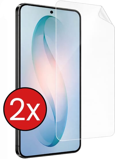 Screenprotector - 2 Stuks - Folie - Geschikt voor Samsung Galaxy S26 - Ultra Clear - Bescherm Folie - Soft TPU - Screen Protector