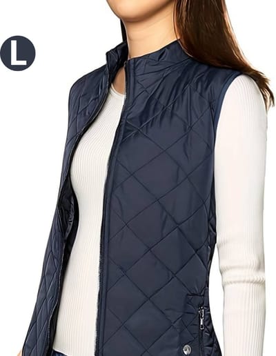 Bovista Bodywarmer - Waistcoat Met Ritssluiting - 4 Seizoenen - Outdoor - Voor Dames - Koningsblauw - Maat L