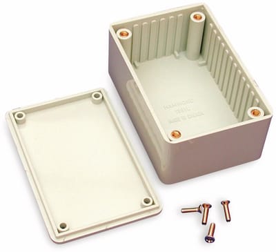 Hammond Electronics 1591LGY Euro-behuizing 85 x 56 x 39 ABS Grijs-wit (RAL 7035) 1 stuk(s)