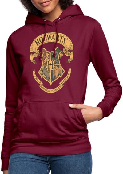 Harry Potter Zweinstein Wapenschild Hogwarts Hoodie Dames