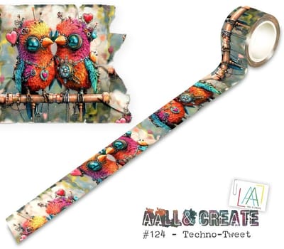 Washi tape 25 mm 10 m Techno-Tweet