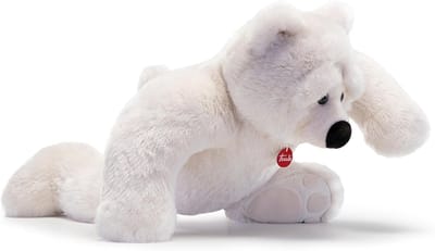 Pluche Beer Joel - Knuffeldier XXL - Cadeau Idee - Zachte Ruige Vacht - 80 cm Hoog - Wit