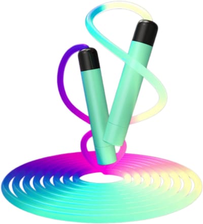 longziming -LED Springtouw - Verlicht Touw - Fitness Springer - Instelbare Lengte - Dynamische Lichtshow - ABS En PVC - Duurzaam Ontwerp - Ideaal Voor Donkere Omgevingen - 1 Stuk