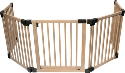 Safetots Houten Meer Panelen Veiligheidshek, Tot 336cm, Naturel Hout