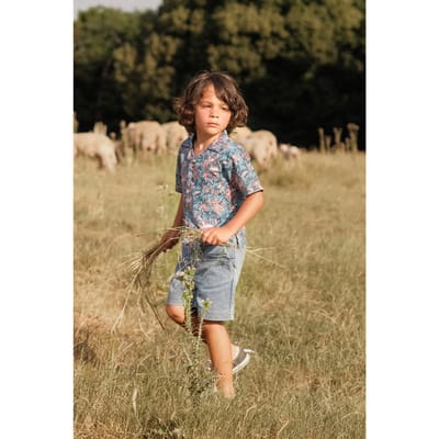 Louise Misha Shorts Obiki Stone Blue Maat: 24M | Broeken Outlet | Unisex | Blauw