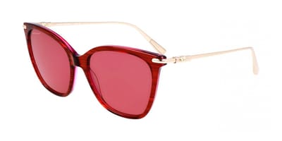 Longchamp LO757S Striped red 55/17/145 WOMAN Zonnebrillen