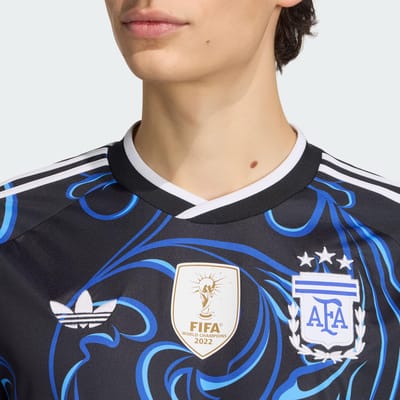 Adidas Argentina Truien/Replica's Heren - Zwart - Maat S - Poly Jersey
