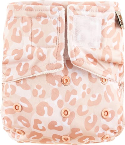 HappyBear | All In One wasbare luier - Roar | One Size - 4kg t/m 15kg | Te gebruiken vanaf geboorte tot zindelijkheid | Dubbele lekgoten - minder kans op lekkages | Handige klittenbandsluiting