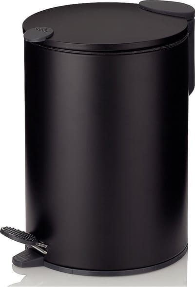Pedaal Afvalemmer, 3 L, Zwart - Kela | Mats