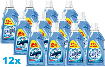 Calgon Power Gel Wasmachine Reiniger – 12 x 750 ml – Anti-Kalk & Bescherming – Grootverpakking