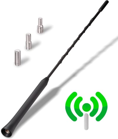 Krachtige autoantenne - Universele autoradioantenne voor alle automodellen - Hoge kwaliteit FM DAB-ontvangst autoradioantenne - 28CM dakantenne