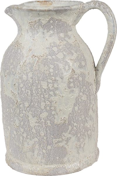 Clayre & Eef Decoratie Kan 16x13x21 cm Beige Terracotta