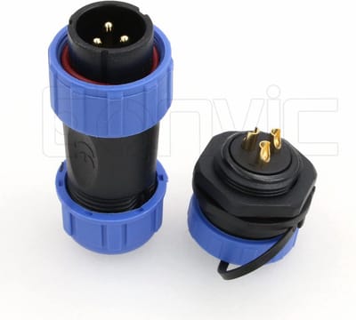 3 Pin Luchtvaart Connector Paneelmontage Stekker IP68 Waterdicht Power Signaal