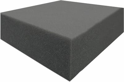 Akoestisch Schuimrubber Gladde Platen voor Geluidsisolatie 200x100cm Antraciet