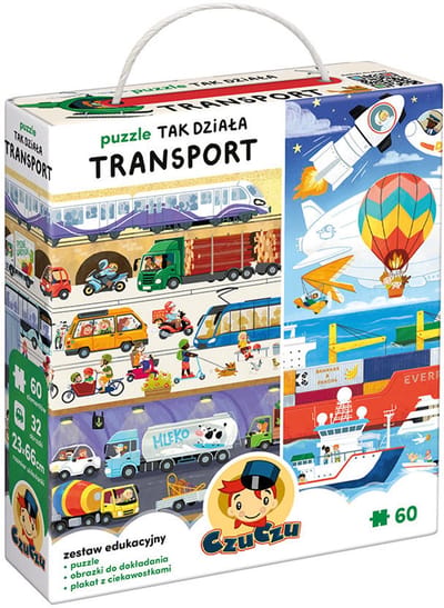 CzuCzu puzzel Zo werkt transport 4+ - CzuCzu Puzzle Tak działa transport 4+