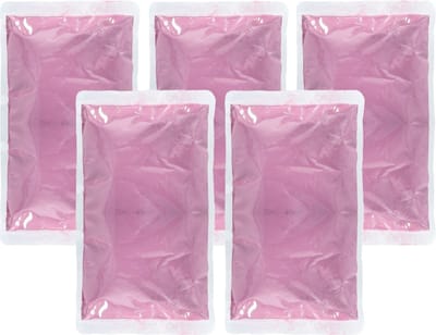 Boland Party Holi kleurpoeder - 5x - paars - 70 gram - festival/party - heilig kleuren poeder