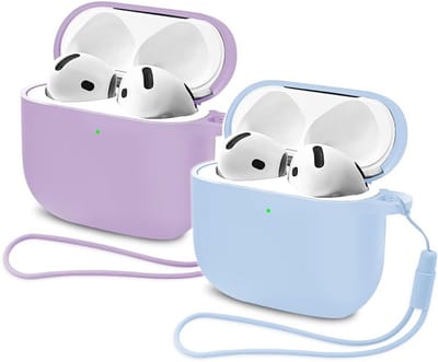 Siliconen Beschermhoes Set voor AirPods 4e Generatie (2024) - Stootvast en Zichtbare LED