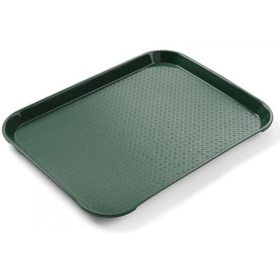 Kleine Polypropyleen Serveerbak voor Fast Food GROEN Hendi 878736