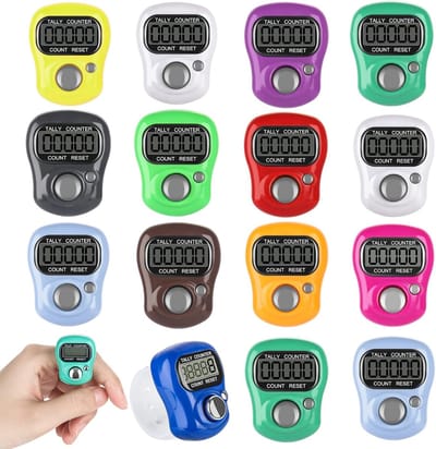 15 Stuks Digitale Vingertellers | Mechanische Teller voor Sport, Coaching en Activiteiten