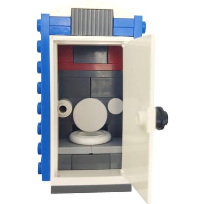 Verrouillage Ville MOC Meubles Salle de Bain Toilettes Publiques Blocs de Construction Jouets pour Enfants Assembler Bloc Composants DIY Cadeaux d'Apprentissage