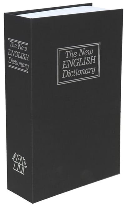 Gerimport Kluis in boekvorm - Engels geheim boek - incl. 2x sleutels - 24 x 15 x 5 cm