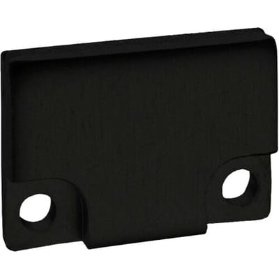 Barthelme 62398614_9005 BARdolino Eindkappen-set Aluminium (l x b x h) 3 x 18.4 x 13 mm 2 stuk(s)