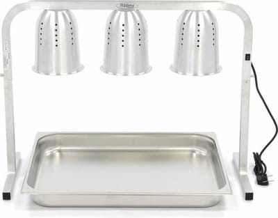 Warmtebrug - 3 Lampen - incl. Lampen en 1x 1/1 GN Bak