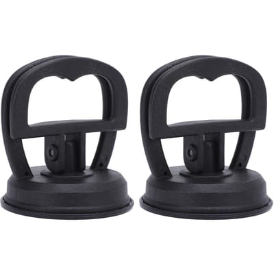 2 Stuks Auto Deuk Verwijderaar Trekker Auto Deuk Verwijderaar Gereedschap Deuk Trekker Zuignap voor Automotive Voertuig black