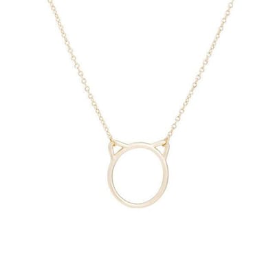 24/7 Jewelry Collection Kat Ketting - Goudkleurig