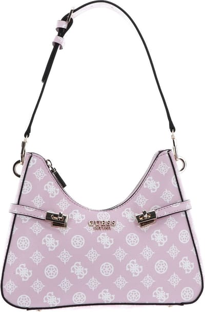 GUESS Schoudertas Loralee Hobo Pale Pink Logo Roze