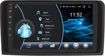 Autoradio met bluetooth - Carplay - Voor Mercedes ML/GL W164 X164 (2005-2012) - Geschikt voor Apple en Android - Stereo - Navigatie - Navigatiesysteem auto - 2GB 32GB