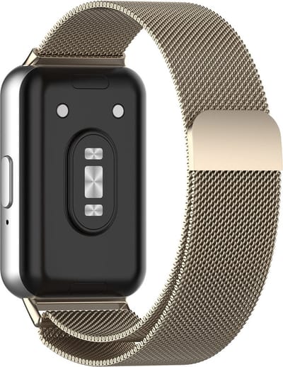 Milanees bandje - geschikt voor Samsung Galaxy Fit 3 - champagne
