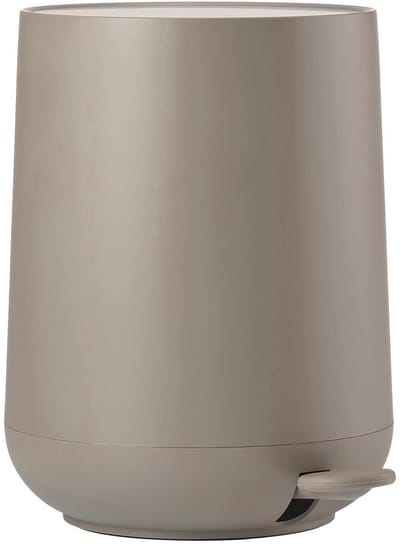 Pedaalemmer 5 liter taupe met een stijlvolle uitstraling en praktische afmetingen van 23 x 29 cm