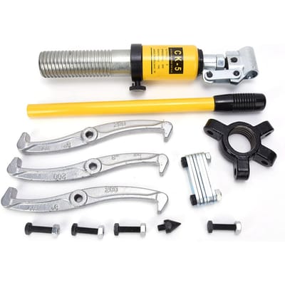 5 Ton Hydraulische Tandwieltrekker Separator 3-beks Lager Naaf Verwijderingsgereedschap Kit gray