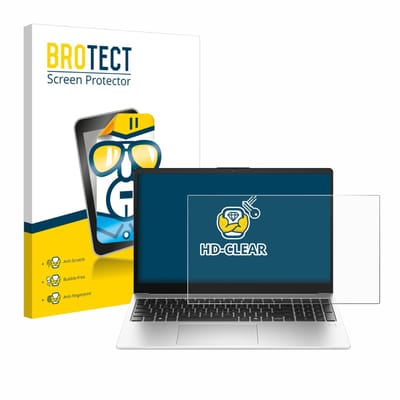 BROTECT - Screenprotector voor HP 250R G10 15.6" - Folie Beschermfolie transparant
