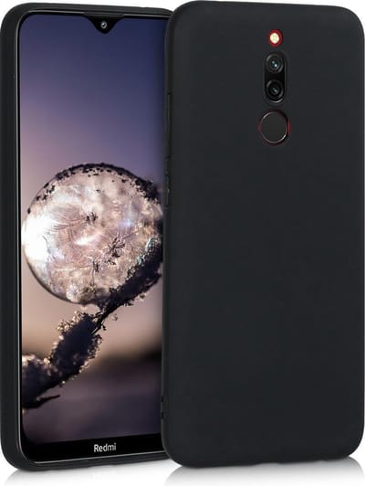 kwmobile telefoonhoesje geschikt voor Xiaomi Redmi 8 - Hoesje voor smartphone - Precisie camera uitsnede - In mat zwart