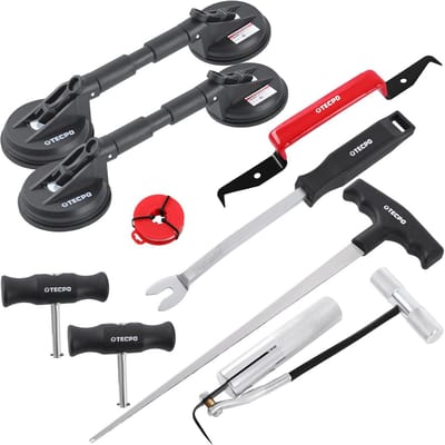 Voorruit reparatieset - Glas reparatie - Scheur herstellen - Dubbele zuiger - 425 cm lengte